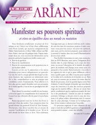 Manifester ses pouvoirs spirituels - Ariane