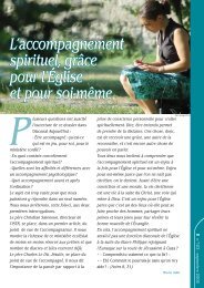 1 L Accompagnement Spirituel Selon Le Modele