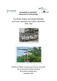 Les Homes Indiens en Guyane française - Guyaweb