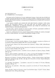 Curriculum 1 - Lessico Intellettuale Europeo e Storia delle Idee ...