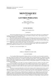 a e-text, Montesquieu, Lettres persanes, version rtf