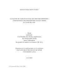 Essai présenté - Département de mathématiques et de statistique ...