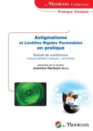 L'astigmatisme résiduel - Menicon