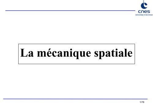 Restitution d'orbite - W ebtice