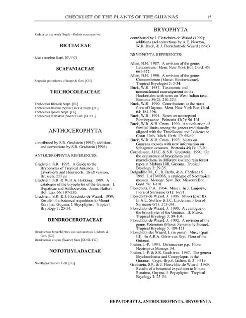 APPENDIX A. Contributors and reviewers. - si-pddr - Smithsonian ...