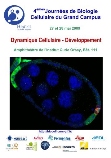 Dynamique Cellulaire - Développement - Association de Biologie ...