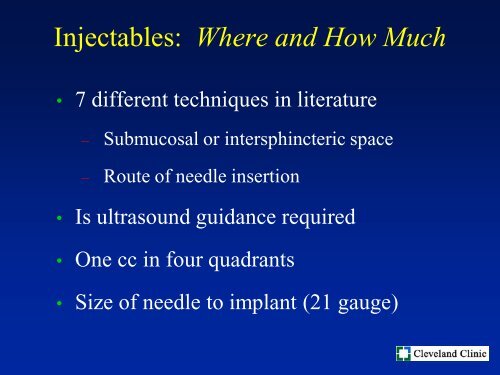 Keynote Lecture: Fecal Incontinence
