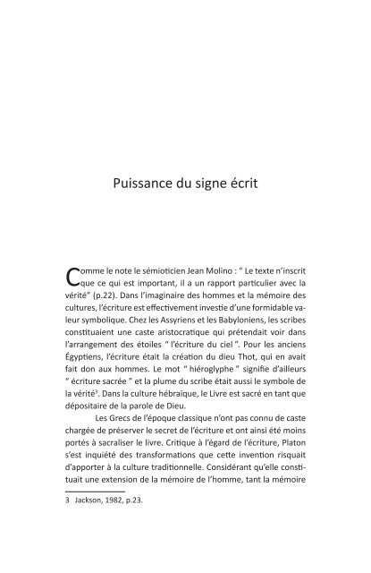 Du papyrus à l'hypertexte