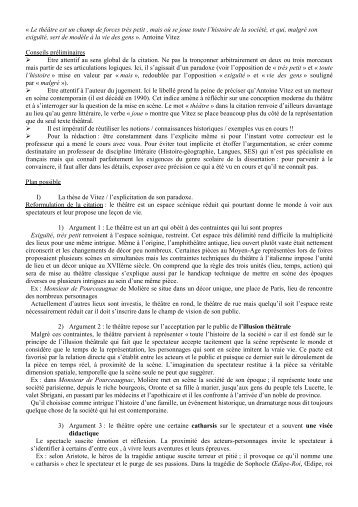 Dissertation sur le théâtre - Marie-France Rossignol