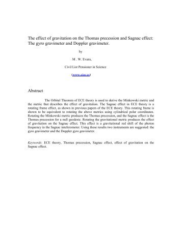 The effect of gravitation on the Thomas precession and Sagnac ...
