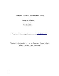 The Evans Equations of Unified Field Theory - Alpha Institute for ...