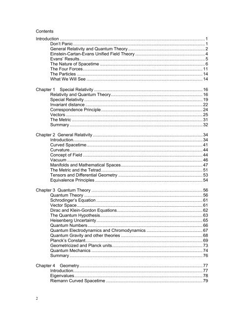 The Evans Equations of Unified Field Theory - Alpha Institute for ...