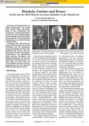 Einstein, Cartan und Evans - - Atomic Precision