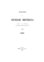 SOCIEDADE BROTERIANA - Biblioteca Digital de Botânica ...