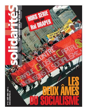 Les deux âmes du socialisme - Global Labour Institute