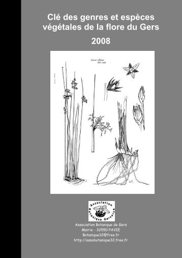 Clé des genres et espèces végétales de la flore du Gers 2008