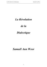 51. 1985 La révolution de la dialectique - Gnose de Samael Aun Weor