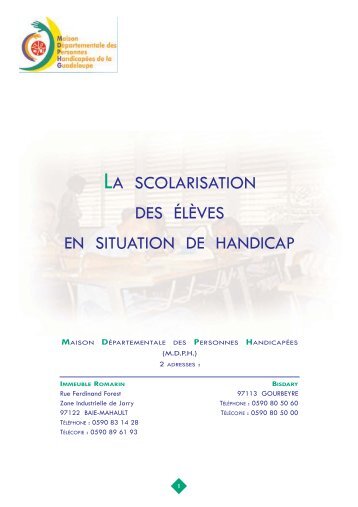 la scolarisation des élèves en situation de handicap 1… - MDPH