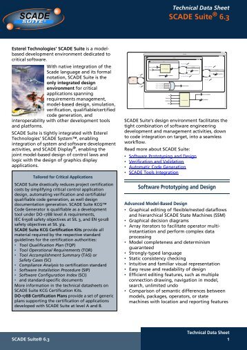 SCADE Suite - Ansys