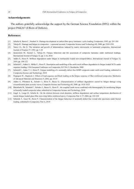 Fatigue behaviour of composite tubes under multiaxial loading