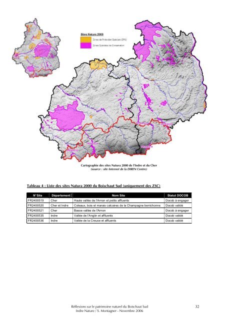 Rapport Boischaut Sud - ADAR