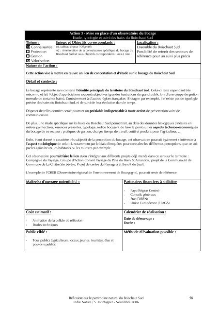 Rapport Boischaut Sud - ADAR