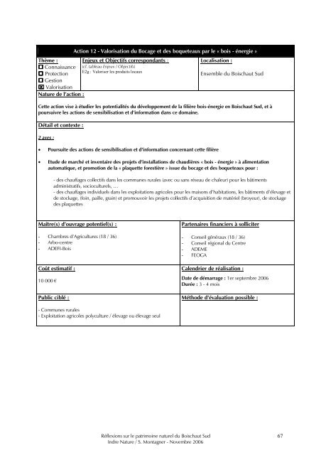 Rapport Boischaut Sud - ADAR