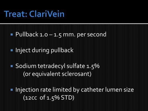 download PDF file - Clarivein Occlusion Catheter