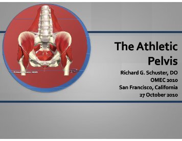 The Athletic Pelvis - American Academy of Osteopathy