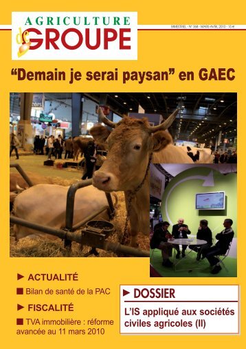 N° 368 (04/2010) - gaec et societes