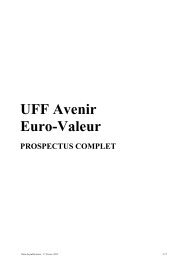 120217 UFF Avenir Euro-Valeur - Union Financière de France