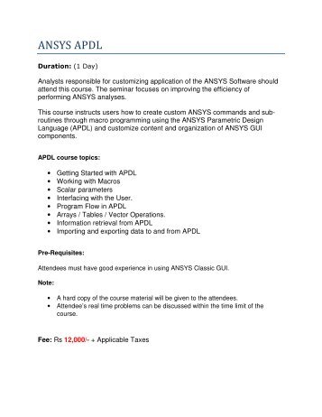 ANSYS APDL