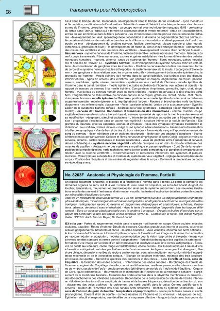 CATALOGUE BIOLOGIE no. 32F Taille du fichier: 9,0Mo - Lieder.de