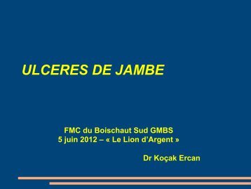 Ulcère de Jambe