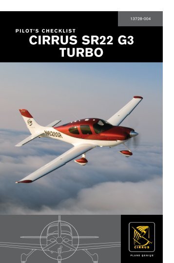 SR22 G3 Turbo Aircraft Checklist - Finally, it's all about you ...