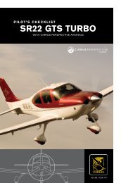 SR22 G3 Turbo Aircraft Checklist