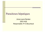 Diagnostic des parasitoses hépatiques - Hepato Web