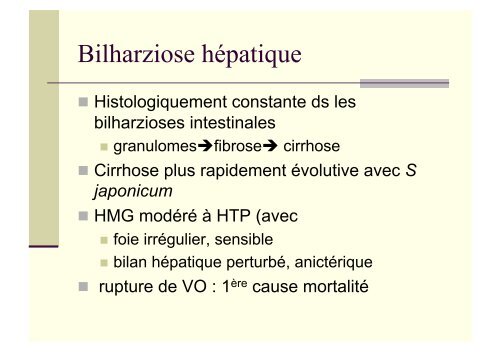 Diagnostic des parasitoses hépatiques - Hepato Web