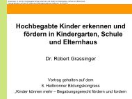 Hochbegabte Kinder erkennen und fördern - aim-Akademie