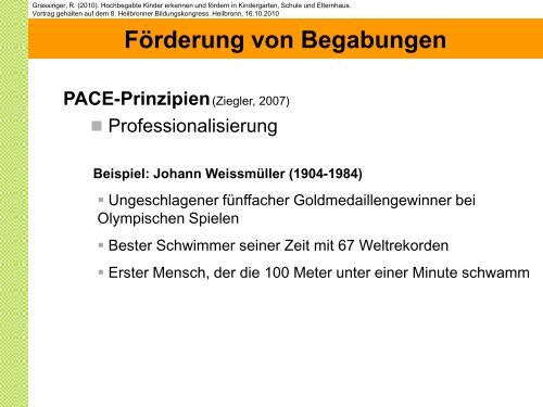 Hochbegabte Kinder erkennen und fördern - aim-Akademie