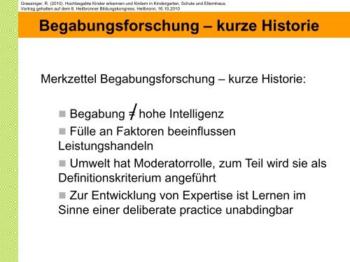 Hochbegabte Kinder erkennen und fördern - aim-Akademie