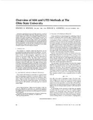 Overview of MM and UTD methods at the Ohio State University ...