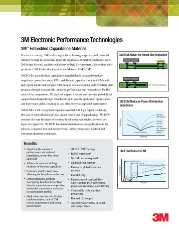 3M Embedded Capacitance Material Datasheet - Ansys