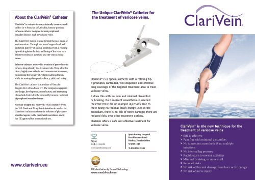 Read the information leaflet for more detail about ... - Spire Healthcare