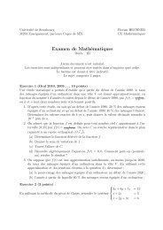 Examen de Mathématiques - Site de Florian HECHNER