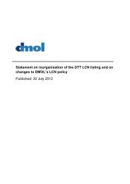 Statement on reorganisation of the DTT LCN listing and ... - Digital UK