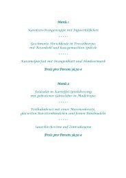 Menü - Vorschläge als Pdf - Rheinhotel Larus