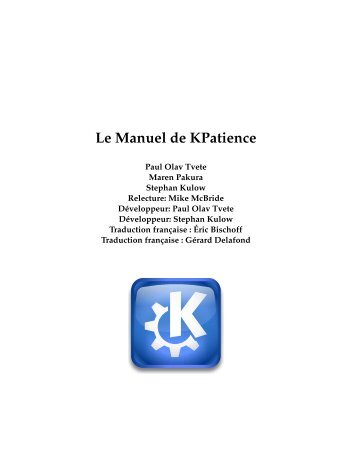 Le Manuel de KPatience - KDE Documentation