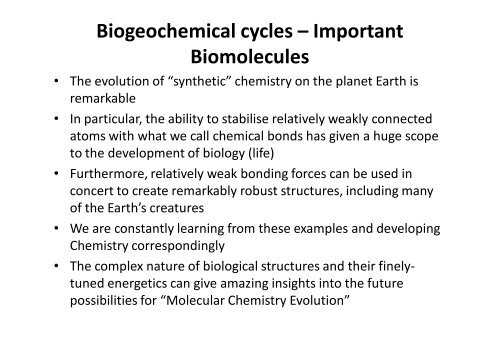 essay on the topic biomolecules