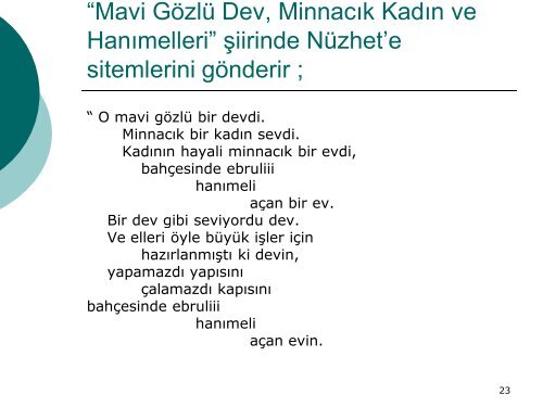 NAZIM HİKMET ve KADINLARI